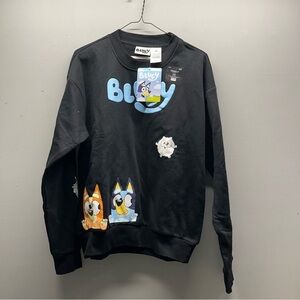 Bluey blue sweatshirt men's Small